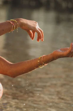 Armbånd - Fingerling Bisque