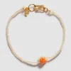 Armbånd - Mini Beaded Bright Orange