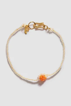 Armbånd - Mini Beaded Bright Orange