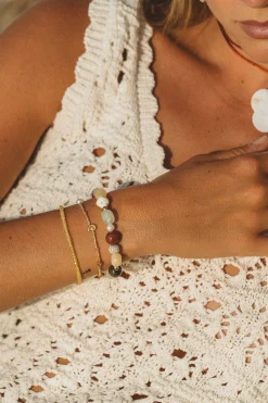 Armbånd - Seaside Caramel Cream