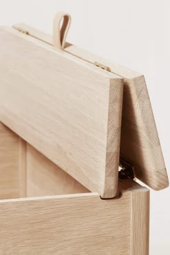 Benk - A Line Storage Bench 68 Hvitoljet Eik