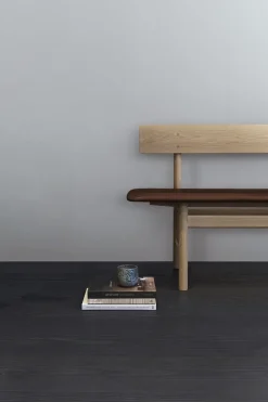 Benk - BM Bench 3171 Eik Såpe / Omni Cognac 307