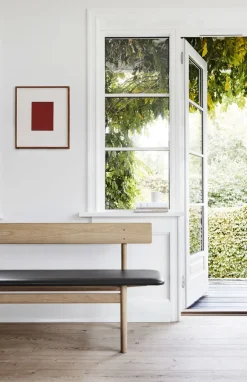 Benk - BM Bench 3171 Lys Oljet Eik /Omni Cognac 307