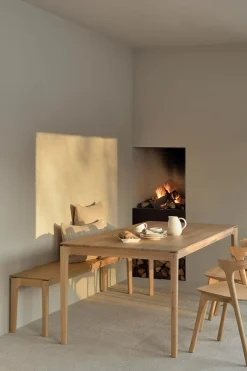 Benk - Bok Oak 186xh46cm