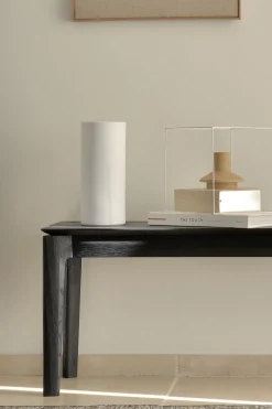 Benk - Bok Oak 186xh46cm Black