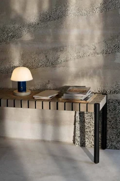 Benk - TK4 Betty Sort/Natur 105cm x 36cm x H: 46cm