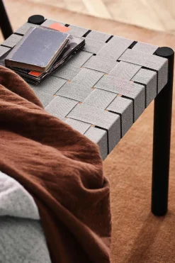 Benk - TK5 Betty Sort/Natur 157cm x 36cm x H: 46cm