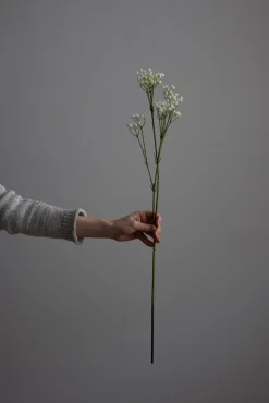 Blomst - Brudeslør H75cm Hvit