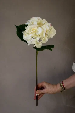 Blomst - Hortensia H55cm Hvit