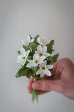 Blomst - Hvitveis H18cm