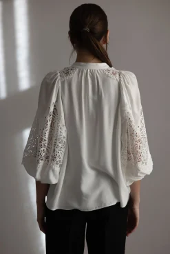 Bluse - Bell Blanc