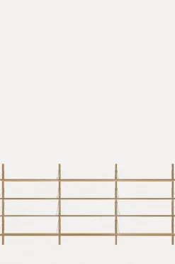 Bokhylle - Library Natural Oak H1148 Triple Set