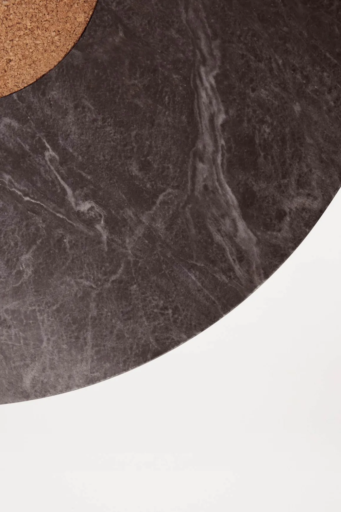 Bord - Sintra h42cm dia60cm Black Marble/Cork