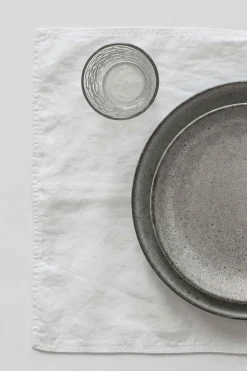 Bordbrikke - Lin Bleached White