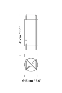 Bordlampe - Asa Black
