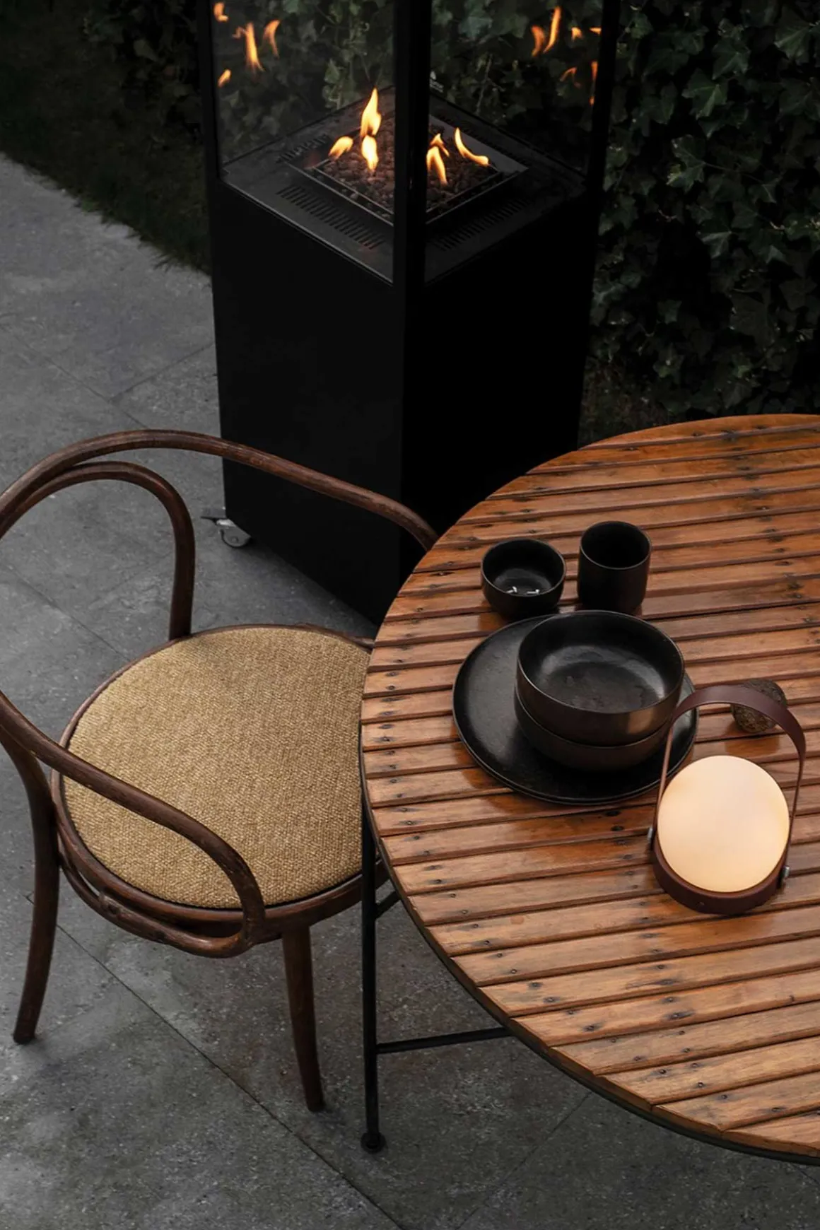 Bordlampe - Carrie Portable IP44 Burned Red