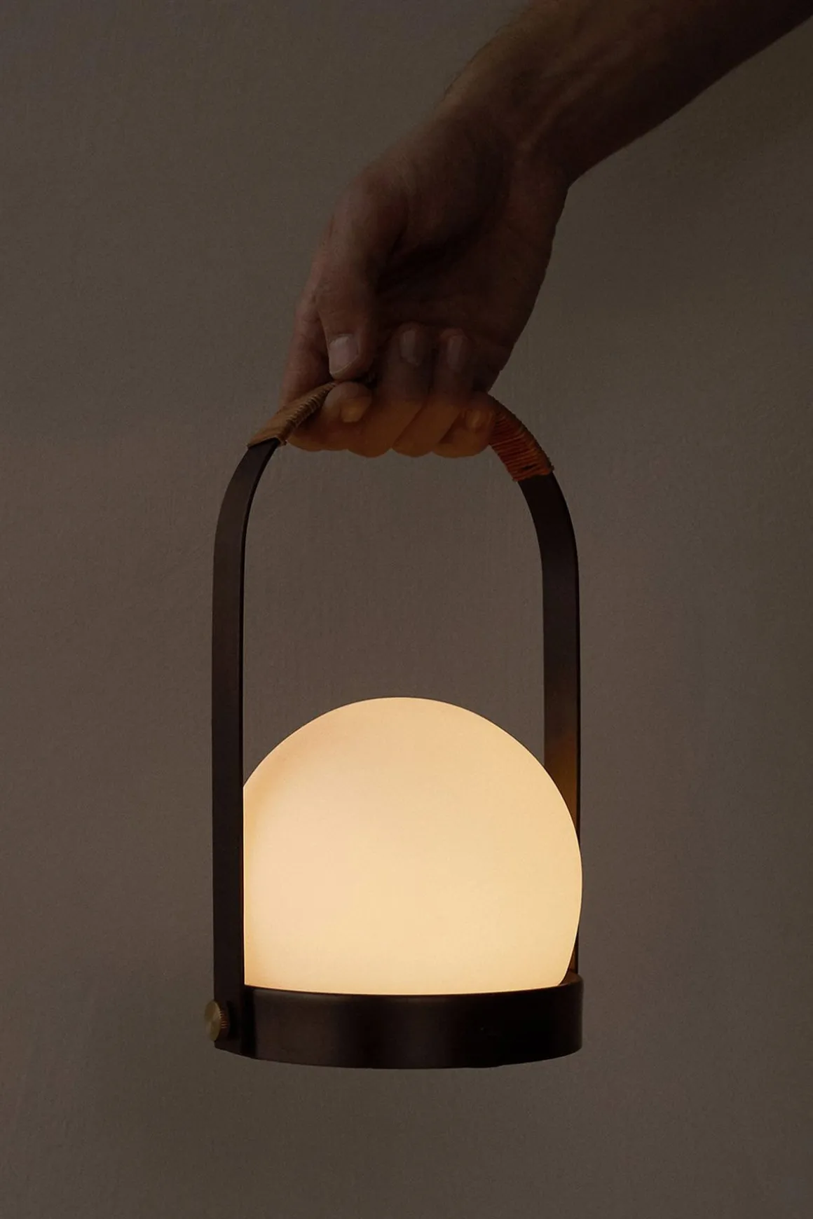 Bordlampe - Carrie Portable LED Bronzed Brass