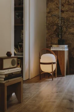 Bordlampe - Cesta Cherry wood structure