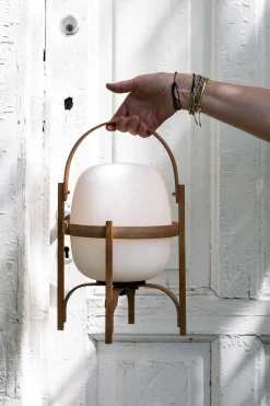 Bordlampe - Cestita Bateria Portable Opal Glass