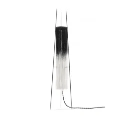 Bordlampe - Kiki Sort/Hvit L17 W17 H85