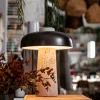 Bordlampe - Reverse Travertine Bronzed Brass