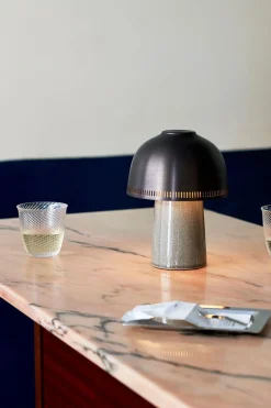 Bordlampe - SH8 Raku Portable Beige Grey/Bronzed