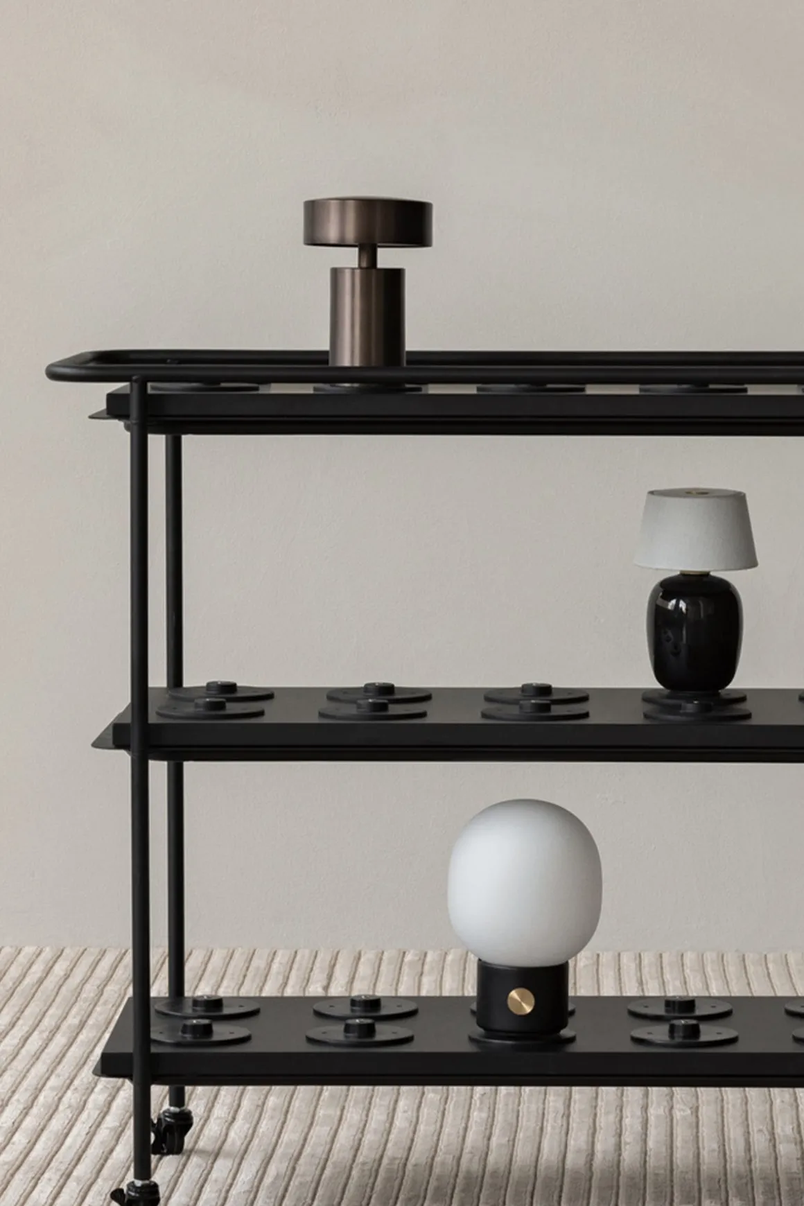 Bordlampe - Torso Portable Black