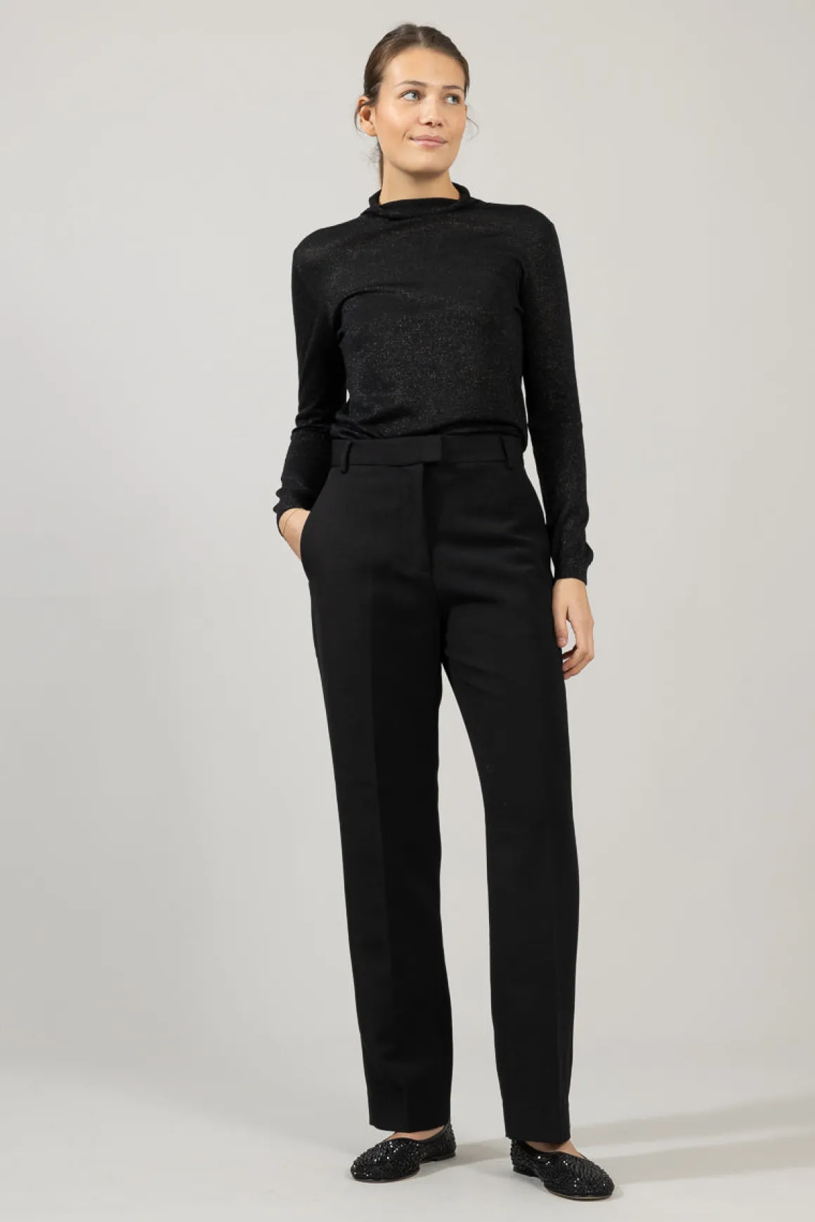 Bukse - Cigarette Jet Black