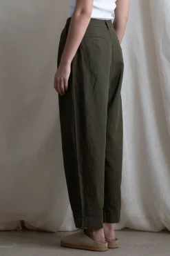 Bukse - Cotton Linen Herringbone