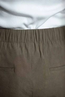 Bukse - High Rise Pull On Linen Pant