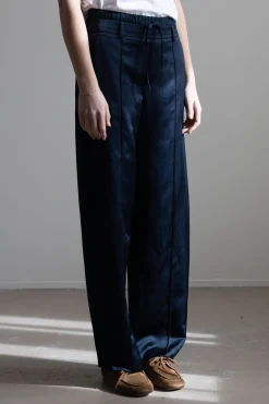 Bukse - Mid Rise Double Waistband Drawstring Pant