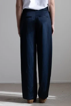 Bukse - Mid Rise Double Waistband Drawstring Pant