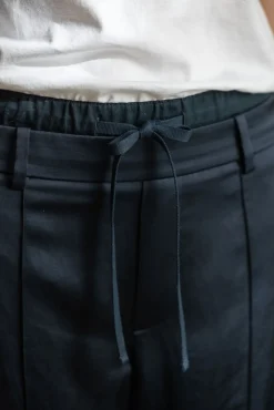 Bukse - Mid Rise Double Waistband Drawstring Pant