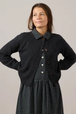Cardigan - Raglan Charcoal