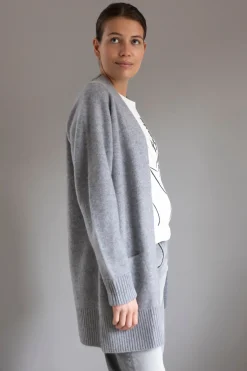 Cardigan - Shawl Collar Grey