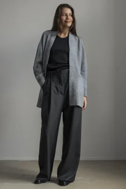 Cardigan - Shawl Collar Grey