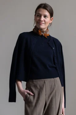 Cardigan - Tipped Half Moon Coastal