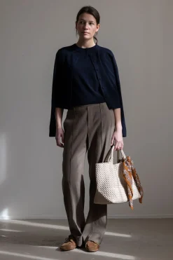 Cardigan - Tipped Half Moon Coastal