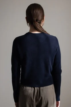 Cardigan - Tipped Half Moon Coastal