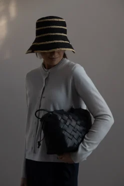 Cardigan - Tipped Half Moon