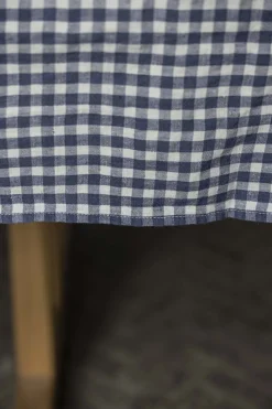 Duk - Blue Small Gingham