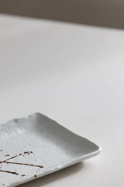 Fat - Japansk Keramikk Sushifat Hvit