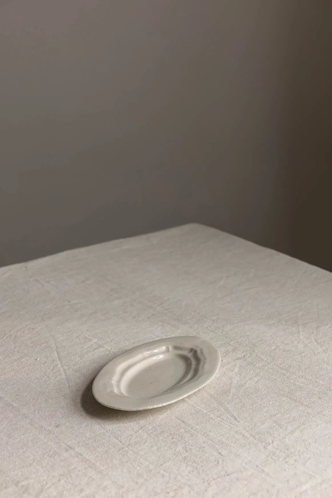 Fat - Oval Refectoire S Sable Brillant