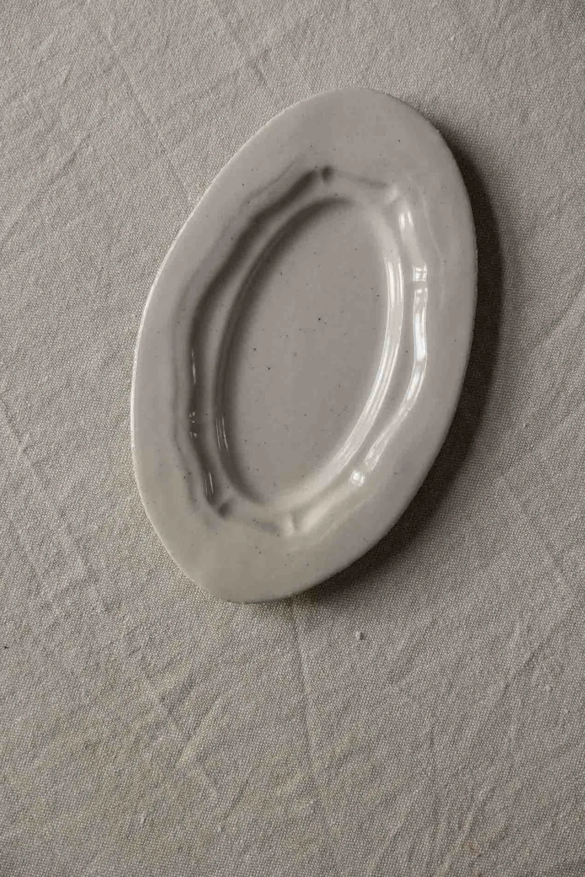 Fat - Oval Refectoire S Sable Brillant