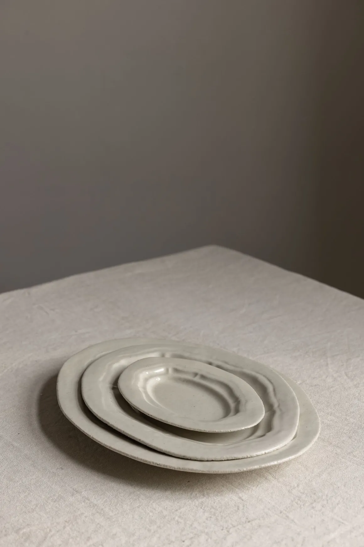 Fat - Oval Refectoire S Sable Brillant