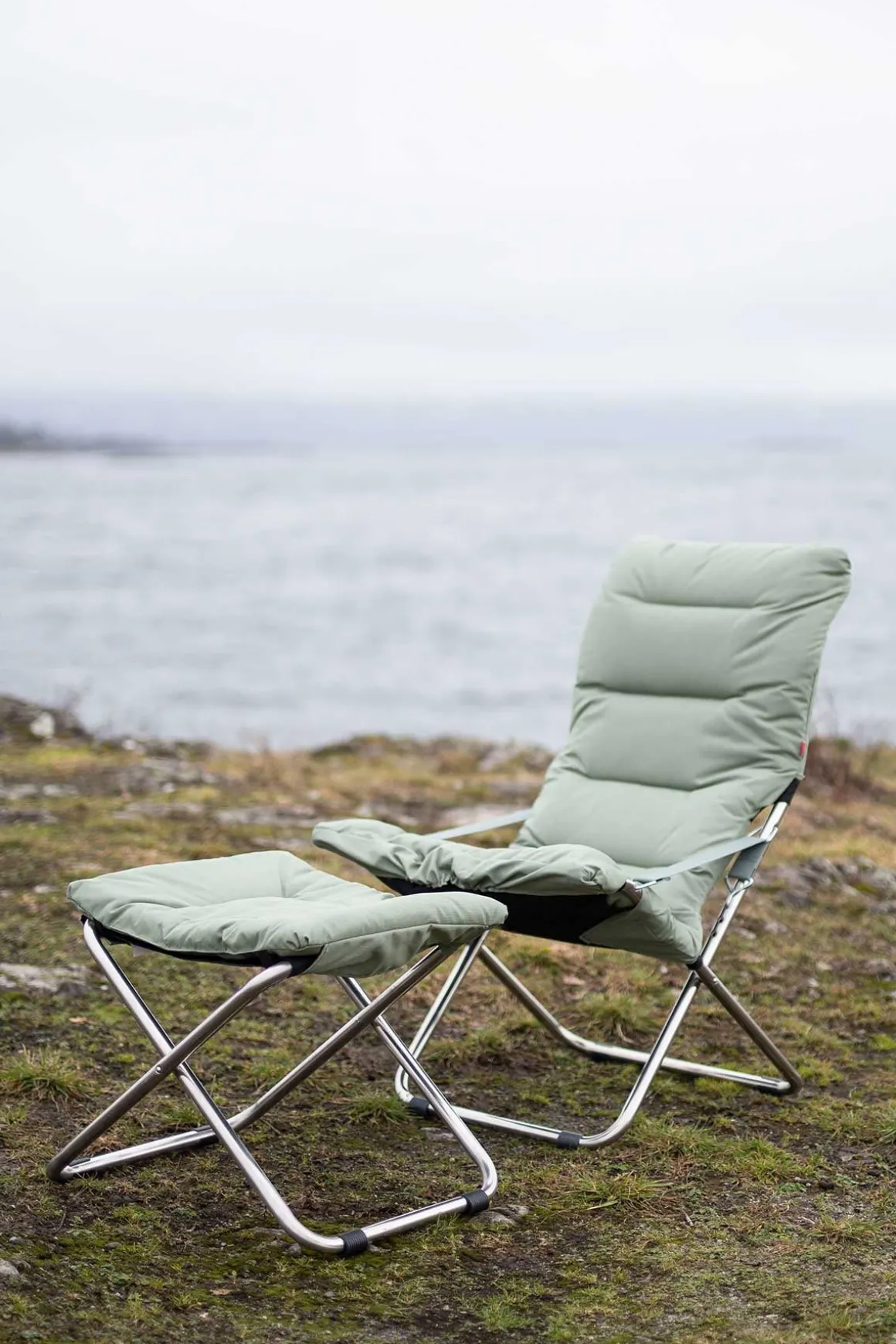 Fotskammel - Chico Soft m/Pute Sage Green