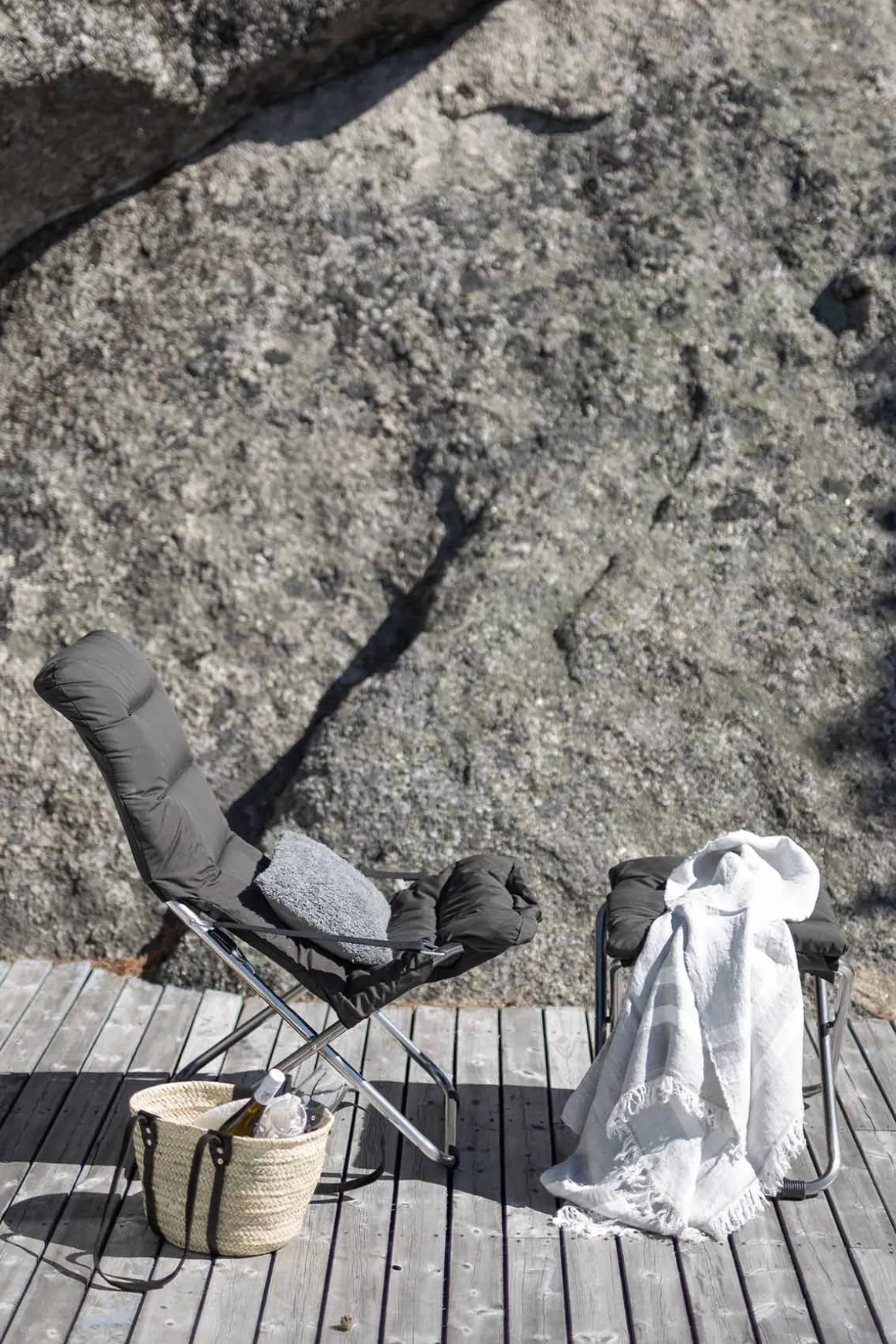 Fotskammel - Chico Soft m/Pute Antrasitt