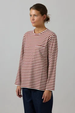 Genser - Circular Long Sleeve Mix Rust