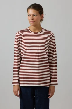 Genser - Circular Long Sleeve Mix Rust