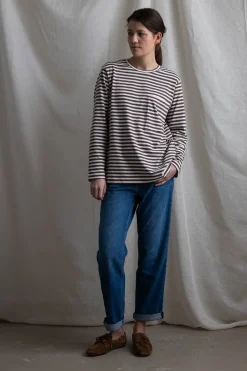 Genser - Circular Long Sleeve Mix Coffee